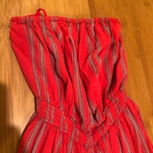 Urban Outfitters Strapless Jumpsuit